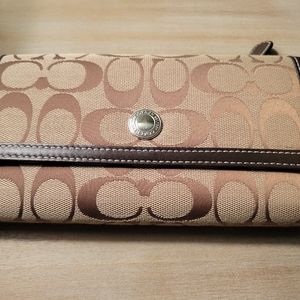 Coach Checkbook Wallet